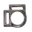 BZ 3/4" Nickel Plated Zinc 2 sided Heavy Halter Square (1 Pack) Batz
