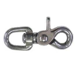 BZ 3" Heavy Trigger Snap Hook 3/4" Round Swivel (1 Pack)