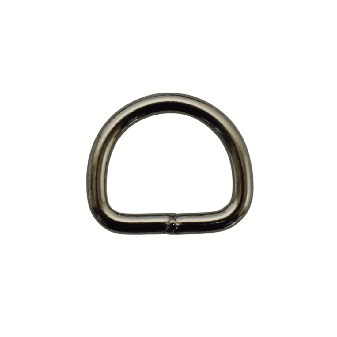 Thread On D Rings Silver 3/4