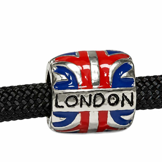 Barrel Bead/Charm London Union Jack (1 Pack)