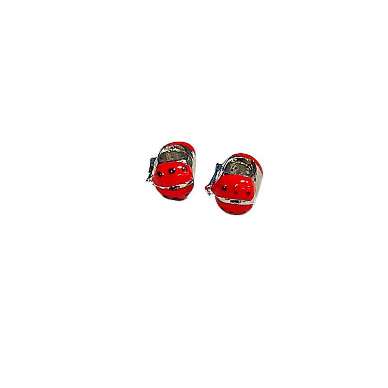 Double Sided Lady Bug Charm/Bead (1 Pack)  China