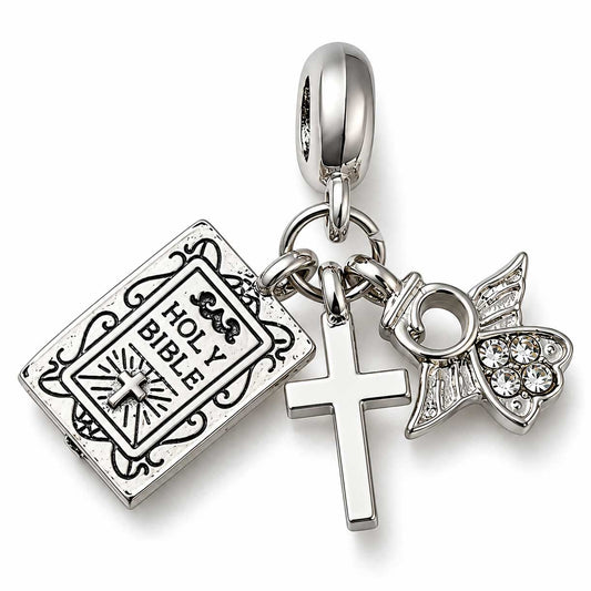 Bible/Cross/Angel Alloy Pendant/Charm (2 Pack) 280-