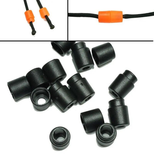Black Pop Barrel Connectors (10 Pack)  paracordwholesale