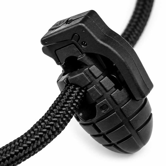 Black Grenade Cord Lock/Stop (10 Pack) paracordwholesale