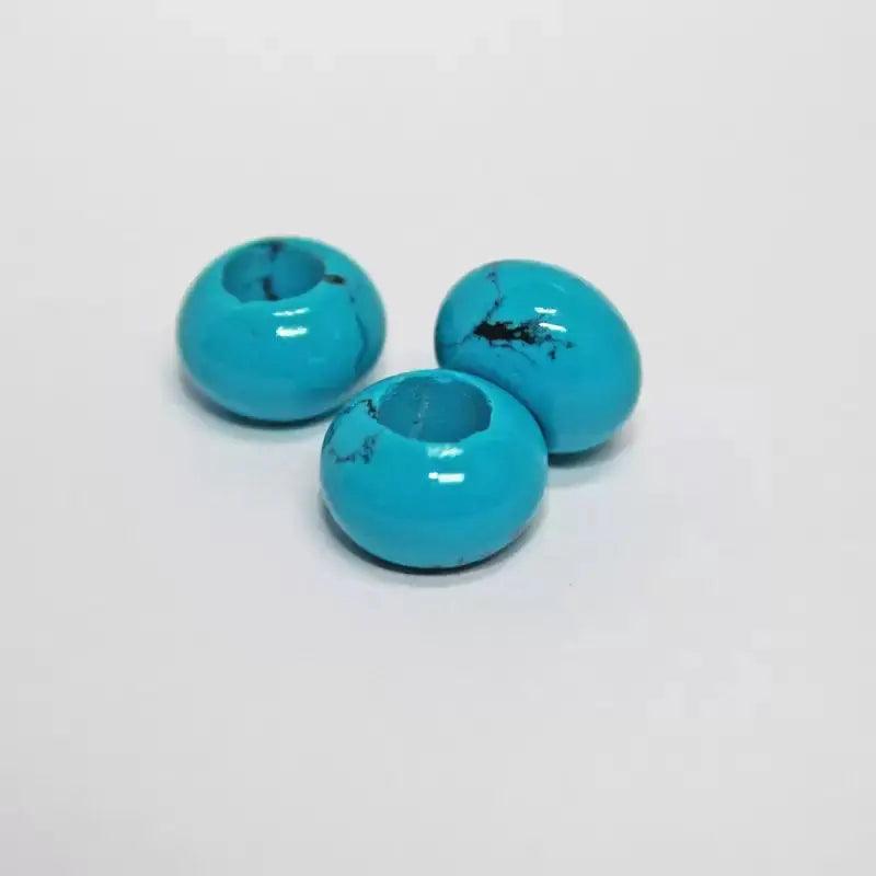 Blue Turquoise (Synthetic) Bead (10 Pack)  China