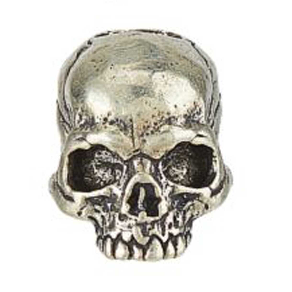 Brass Skull Charm/Bead