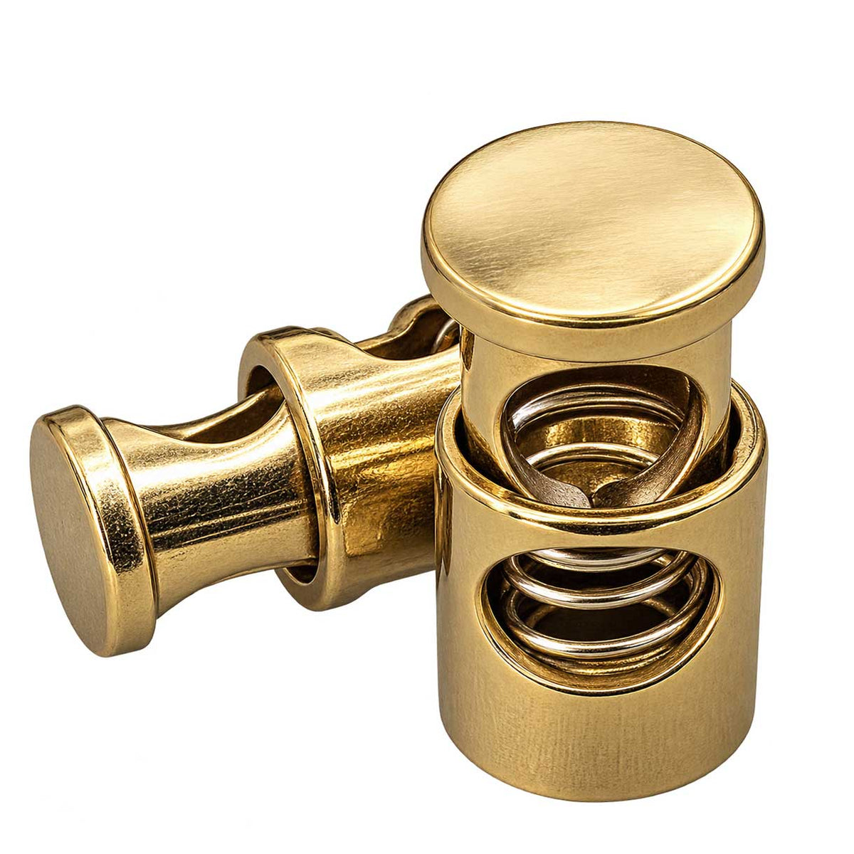 Bronze/Golden Alloy Cord Lock/Stop (1 Pack)