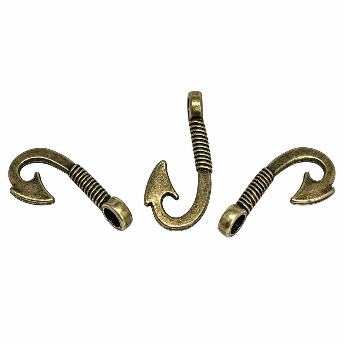 Bronze Hook Pendant (10 pack) China