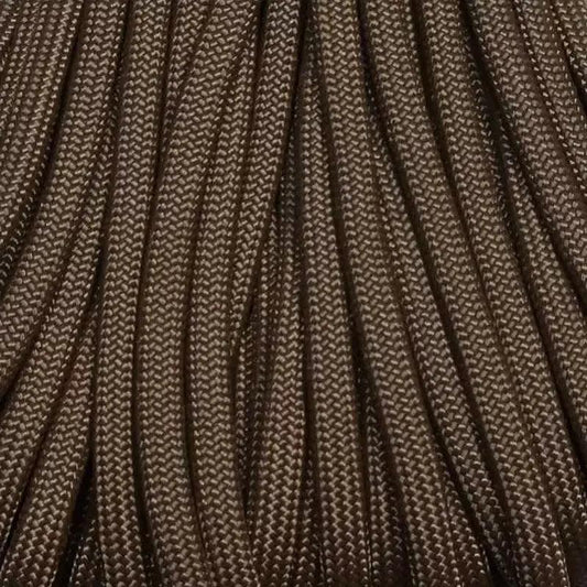 Brown 550 Paracord Made in the USA  167- poly/nylon paracord