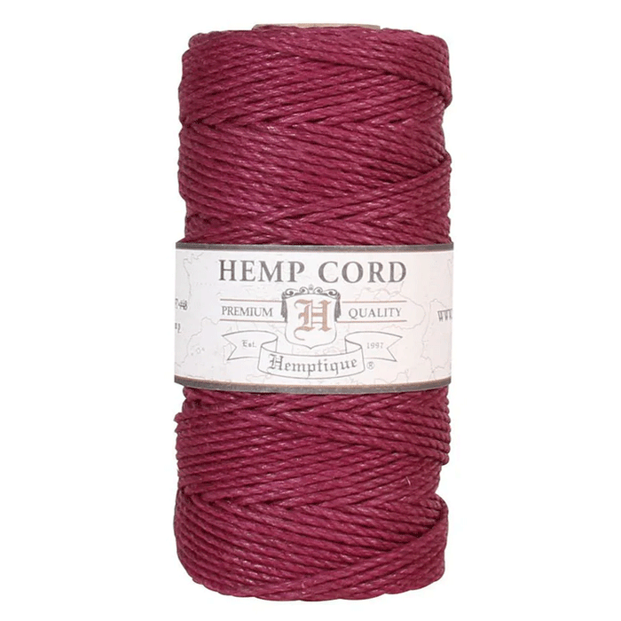 Burgundy Hemp Twine/Cord Spool 162-315