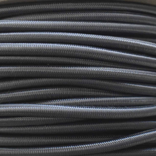 Charcoal Gray Shock/Bungee/Elastic Cord  Nylon/Rubber (100  ft)