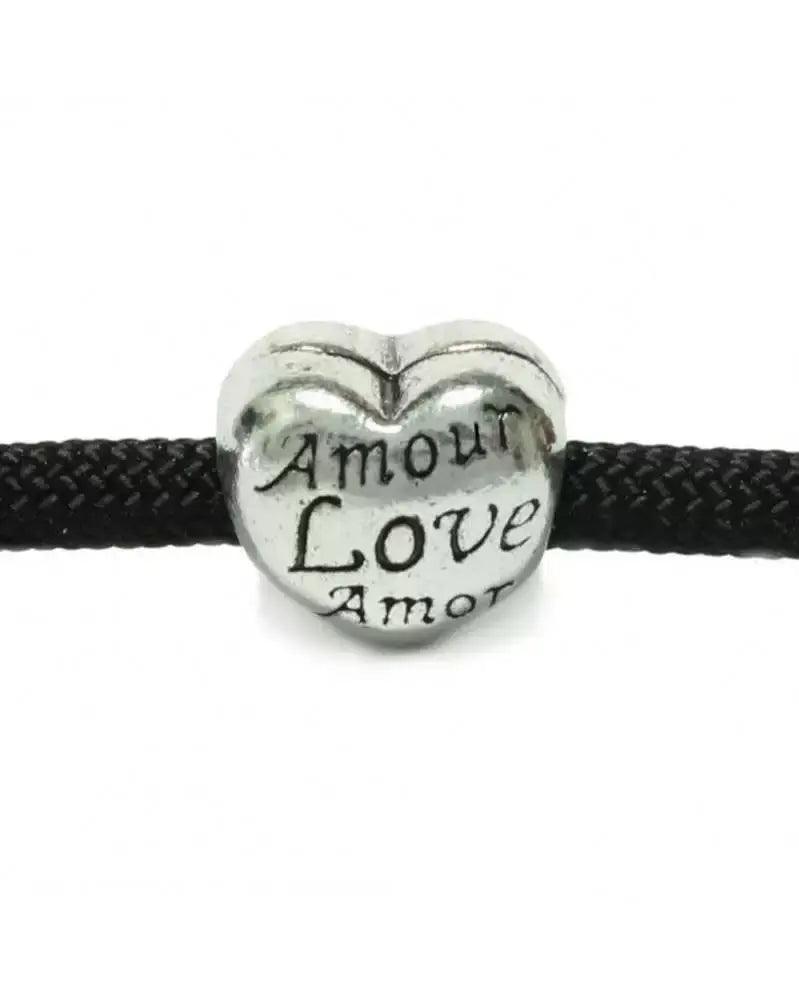 Amour Love Amor - Silver - Bead/Charm (5 Pack)  China