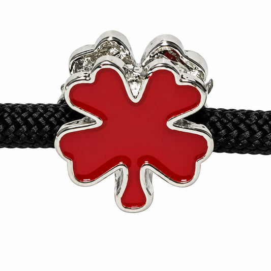Charm Red Clover Leaf (4 pack) China