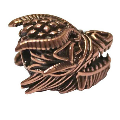 Copper Dragon Head Bead (1 pack)