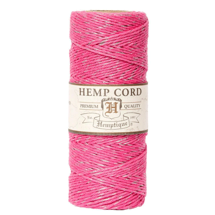 Cotton Candy Metallic Hemp Twine/Cord Spool 162-227