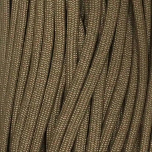 Coyote Brown 550 Paracord Made in the USA 1000FtSpool 163- nylon/nylon paracord