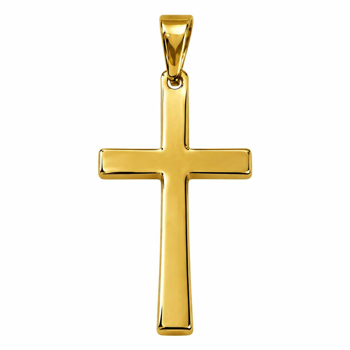 Cross Pendants 304 Stainless Steel Golden Colored (2 Pack) 280-