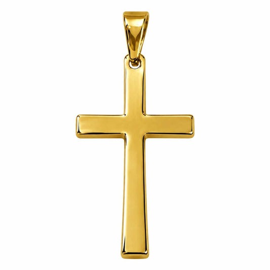 Cross Pendants 304 Stainless Steel Golden Colored (2 Pack) 280-