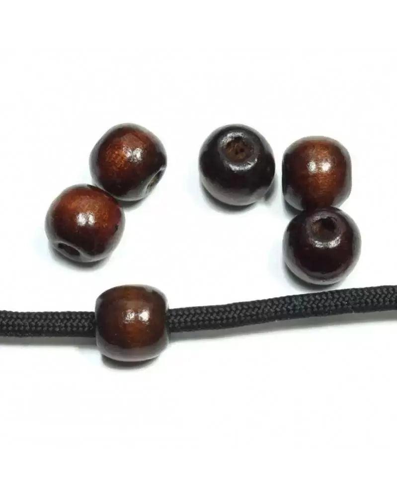Dark Wood Bead (5  pack)  China