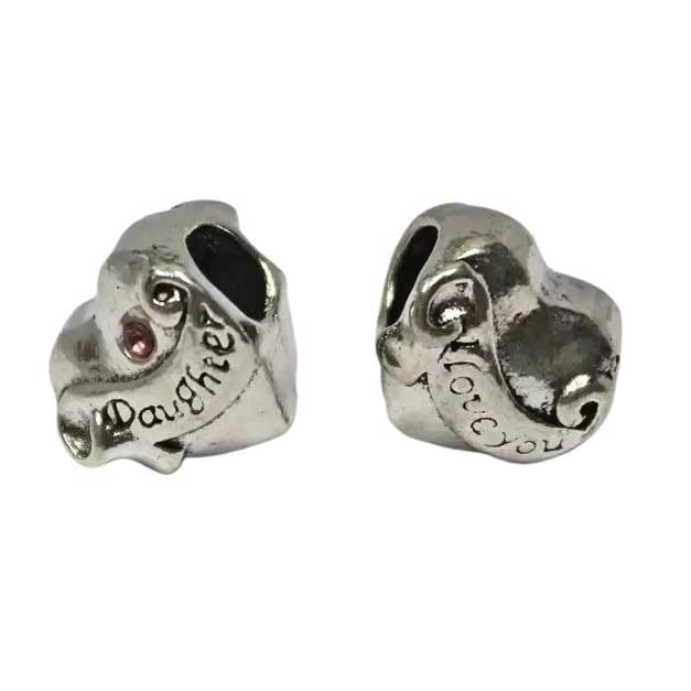 Daughter- I Love You Bead (5 Pack)