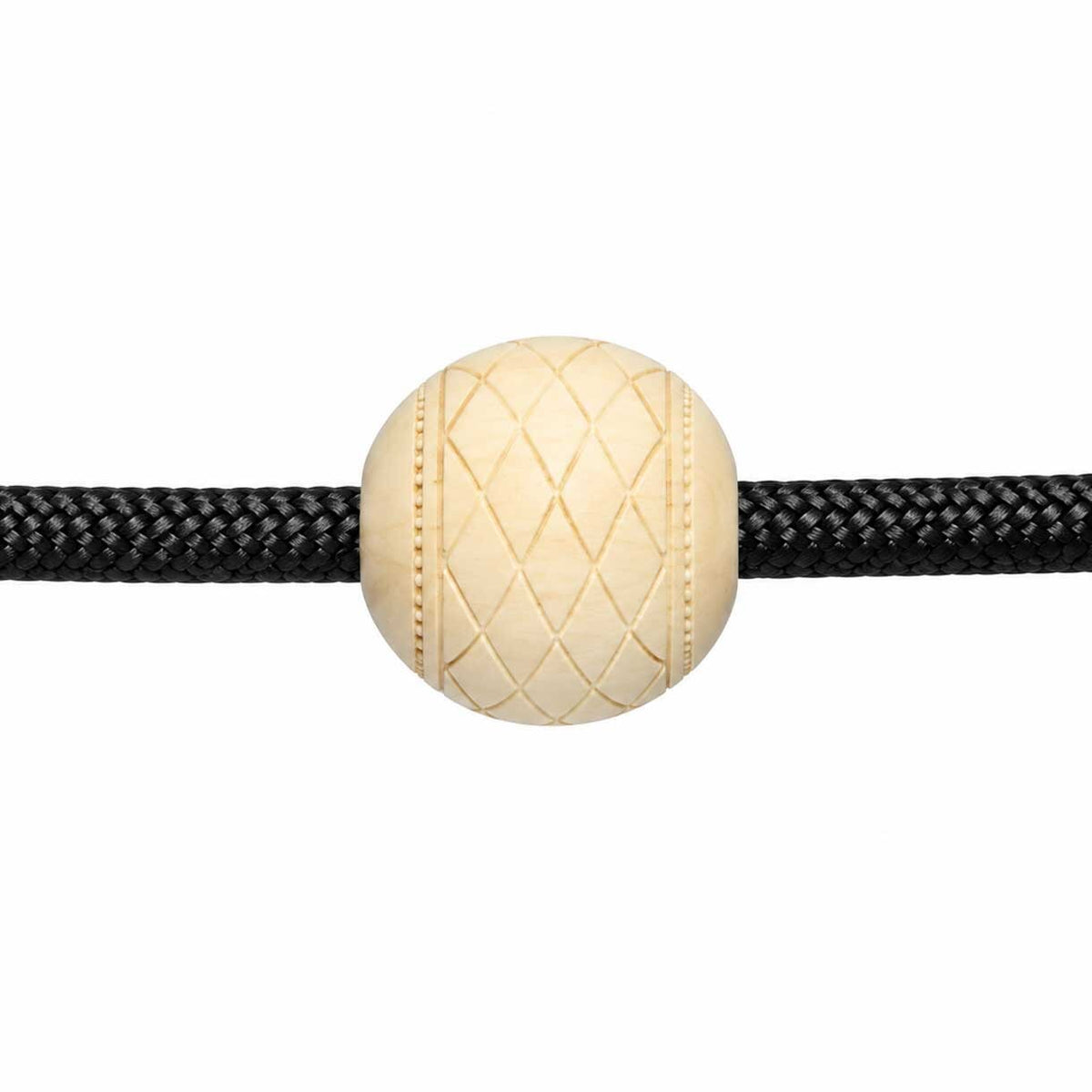 Diamond Patterned Wood Bead (20 pack) China