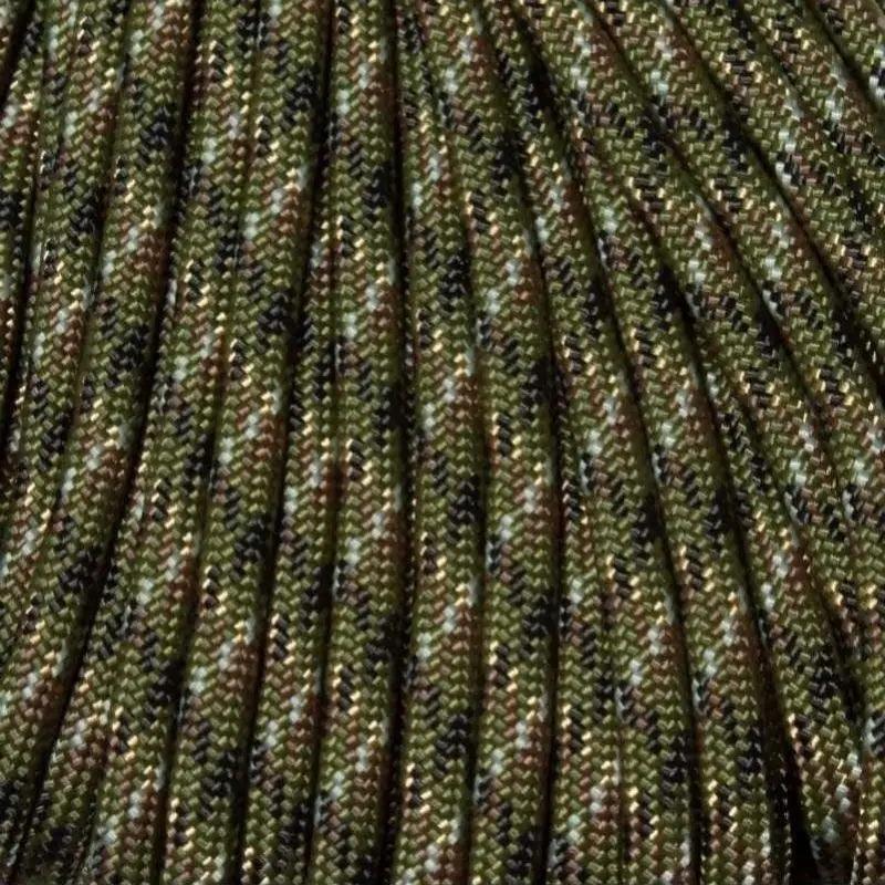 Digital Woodland Camo 550 Paracord Made in the USA (100 FT.)  167- poly/nylon paracord