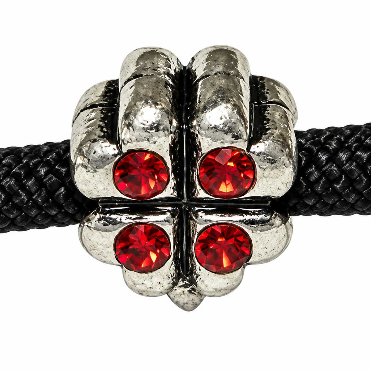 Four Leaf Clover with Red Rhinestones (10 Pack) China