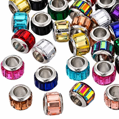 Glass beads Brass Core Mixed Color Variety Pack (25 Pack) 280-