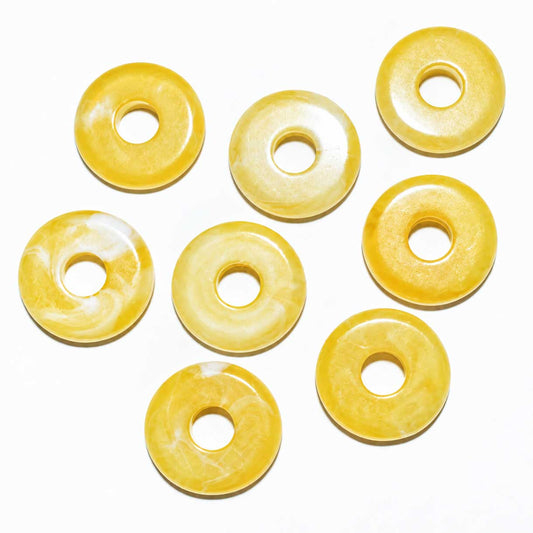 Gold Acrylic Disc/Spacer Bead/Charm El Wood Braiding Co