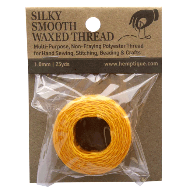 Gold Silky Smooth Waxed Thread/Cord 162-291
