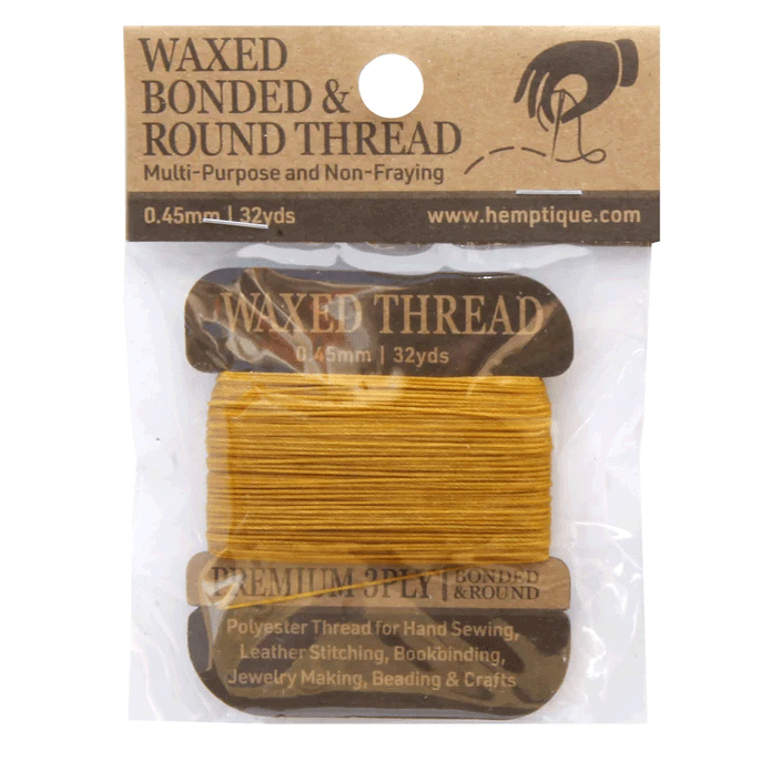 Waxed Thread For Crafting