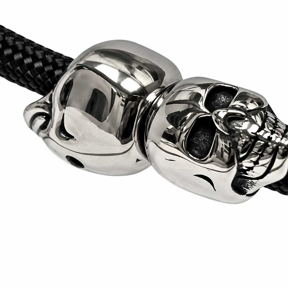 Grinning Skull Bead (5 pack) China