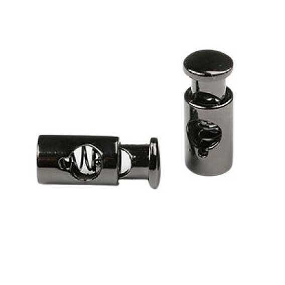 Gunmetal Alloy Cord Lock/Stop (10 Pack)
