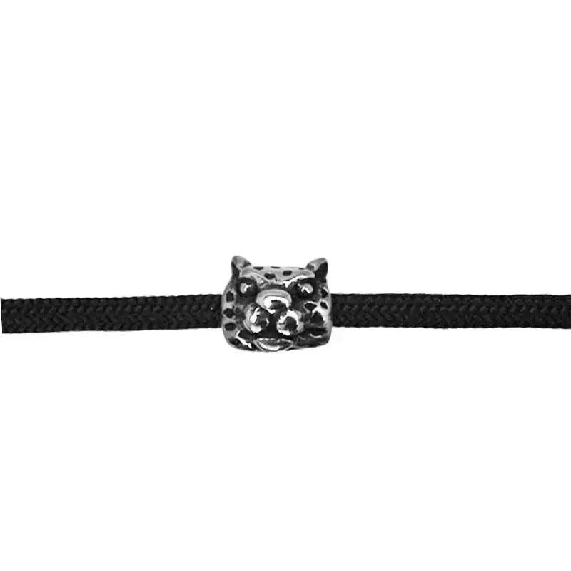 Hanging Leopard Head Bead (1 pack)  China