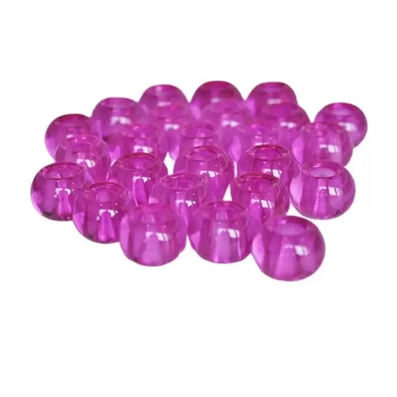 Hot Purple Glass Bead (25 pack)  China