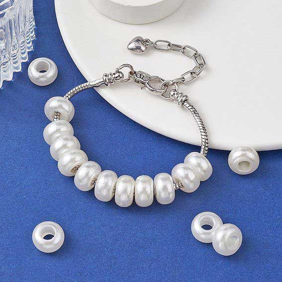 Imitation Pearl ABS Plastic Bead/Charm (100 Pack) 280-