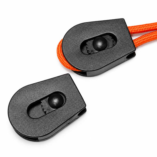 Large Plastic Cord Lock/Stop w/Wheel 1 1/2" x 1 1/8" x 1/4" (5 Pack) paracordwholesale