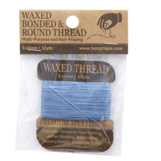 162 Blue Thread Waxed Thread For Crafting