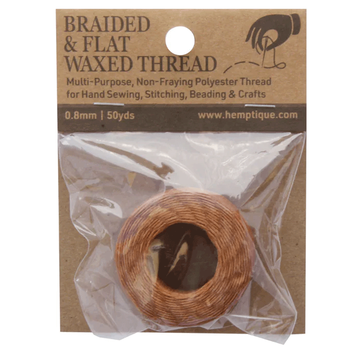Flat Polyester Thread 0.8 mm (1/32