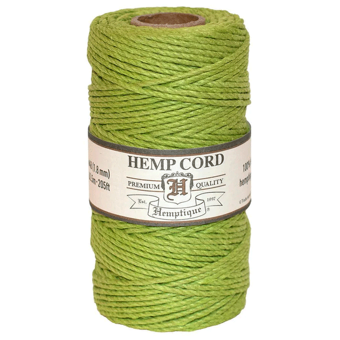  Lime Green Hemp Twine/Cord Spool 162-304