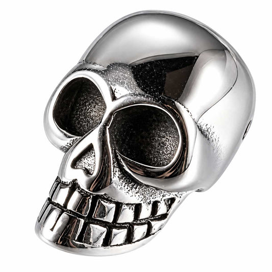 Long Jaw Bald Skull Charm/Bead 304 Stainless Steel (1 Pack) 280-
