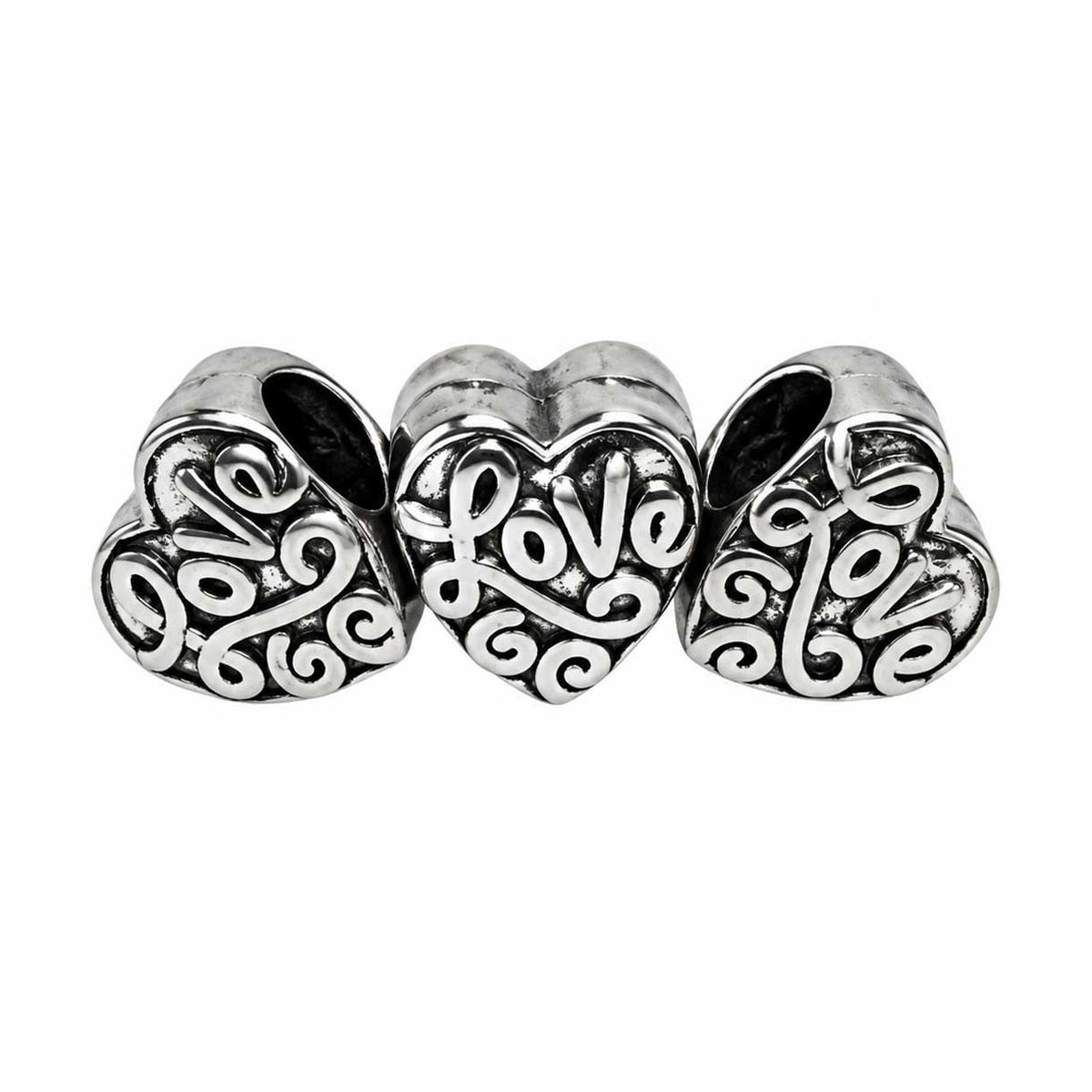 Love Heart Bead (5 pack) China