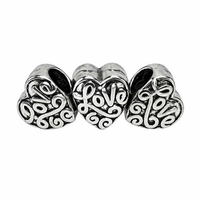 Love Heart Bead (5 pack) China