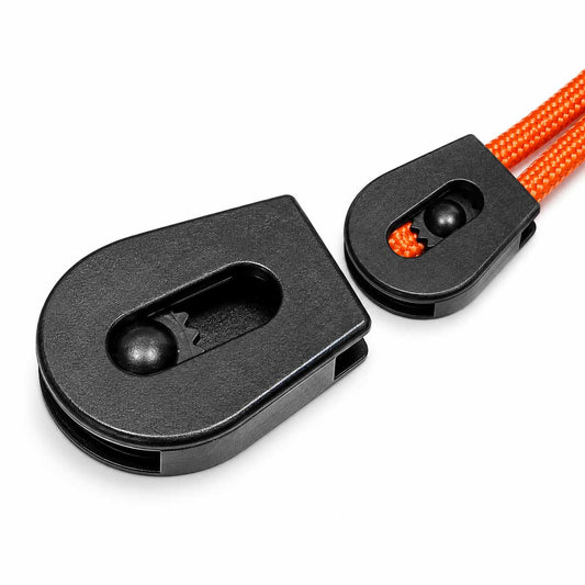 Medium Plastic Cord Lock/Stop w/Wheel 1 5/16" x 1" x 1/4" (10 Pack) paracordwholesale