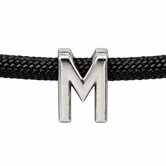 Metal Alphabet Letter Bead - M (1 Pack) 280-
