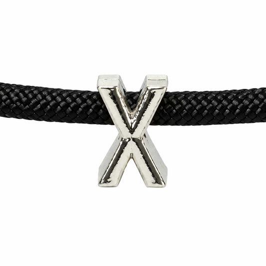 Metal Alphabet Letter Bead - X (1 Pack) 280-