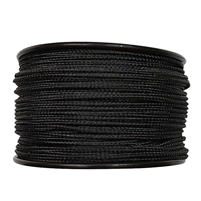 Micro Cord Black Made in the USA (125 FT.)  167- poly/nylon paracord