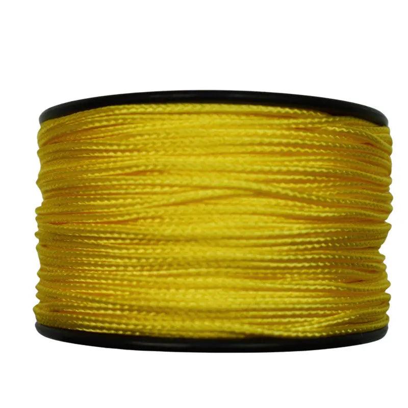 Micro Cord Canary Yellow Made in the USA (125 FT.)  167- poly/nylon paracord