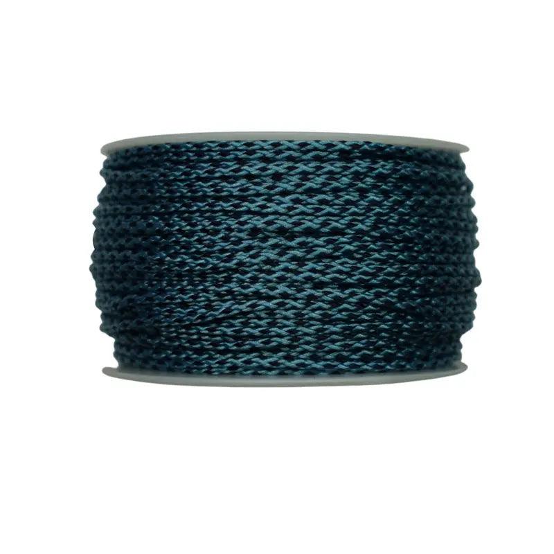 Micro Cord Diamonds Baby Blue with Midnight Blue Made in the USA  (125 FT.)  163- nylon/nylon paracord