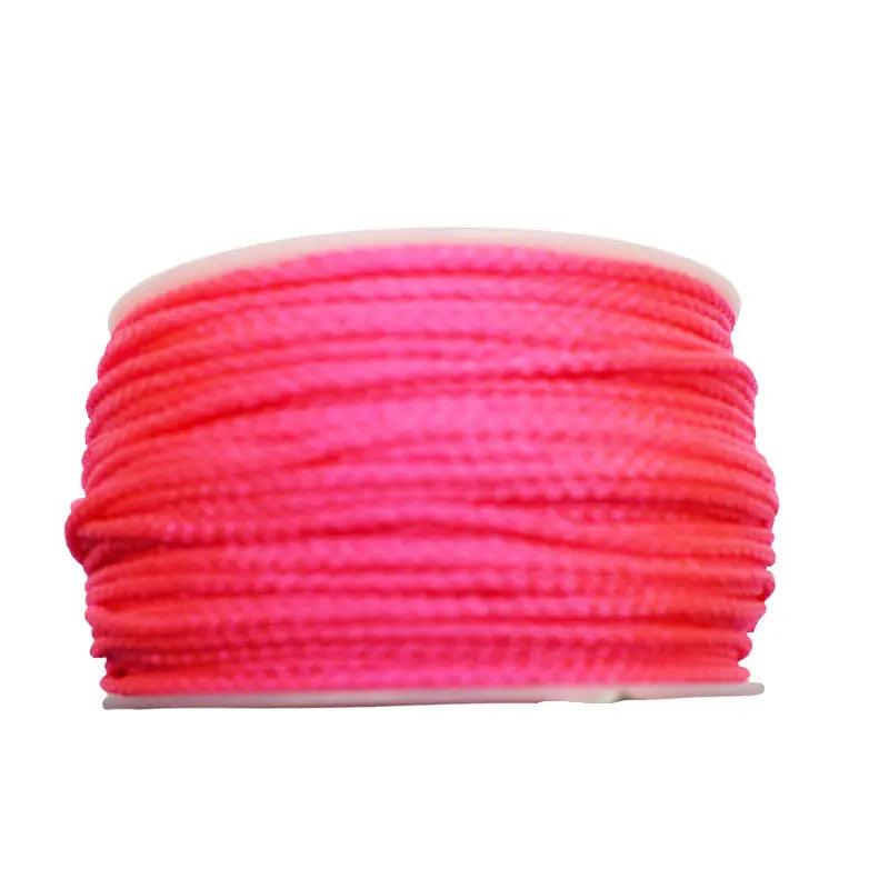 Micro Cord Neon Pink Made in the USA (125 FT.)  163- nylon/nylon paracord